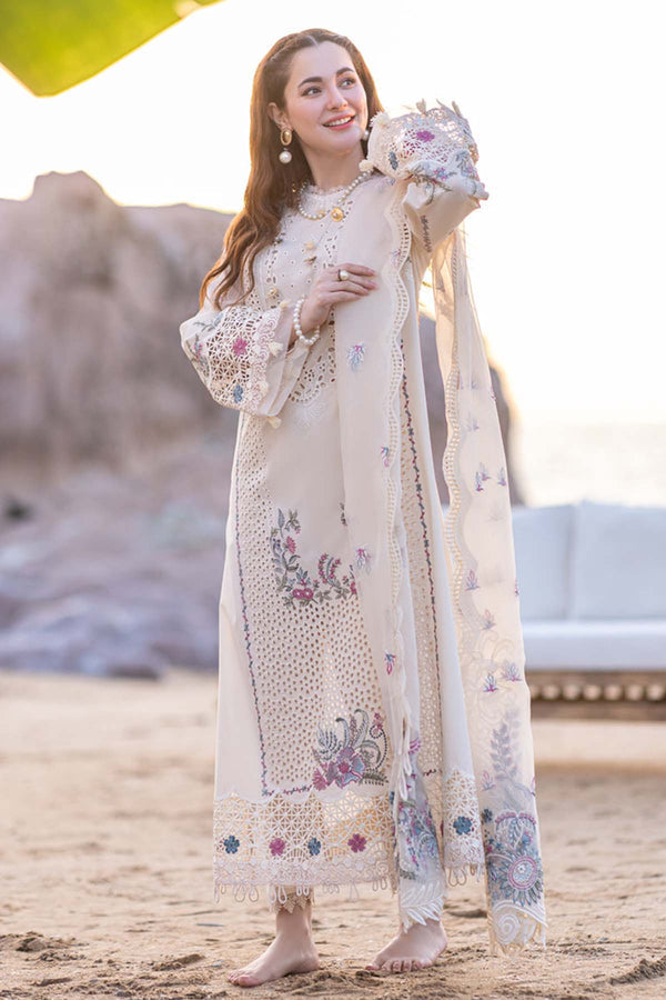 EC868  | Unstitch Embroidered 3 Piece Dress