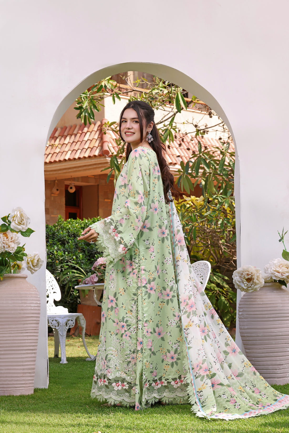 Embroidered Lawn 3PC Dress