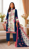 Embroiderd Lawn Dress 3PC