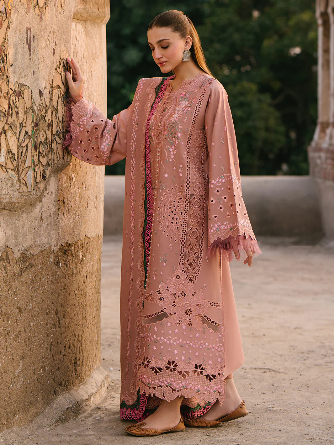 Embroidered Lawn 3PC Dress