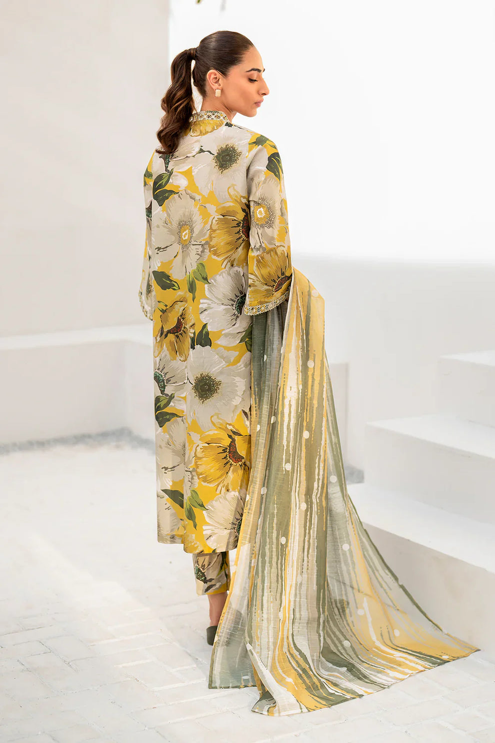 Embroidered Lawn 3PC Dress