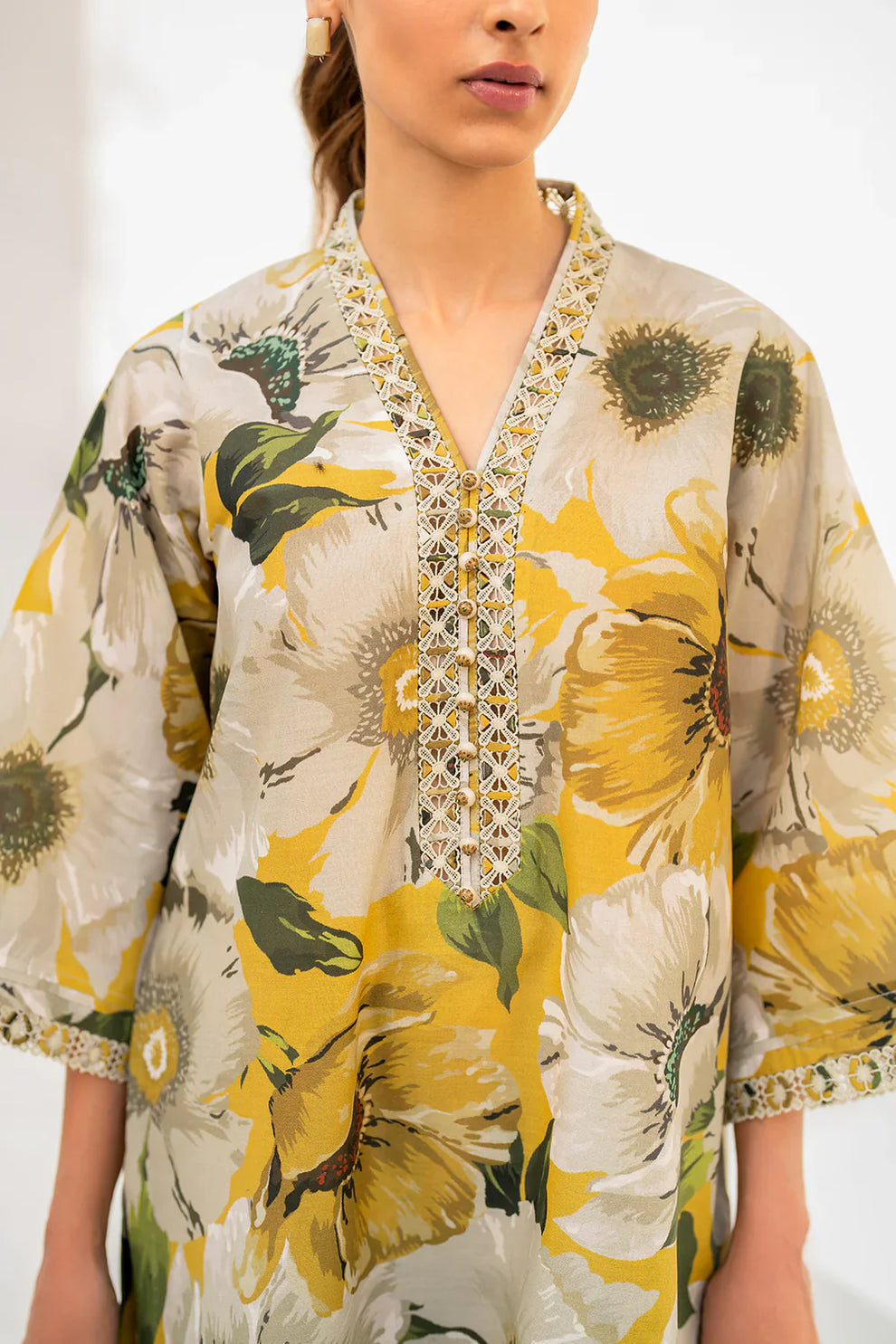 Embroidered Lawn 3PC Dress