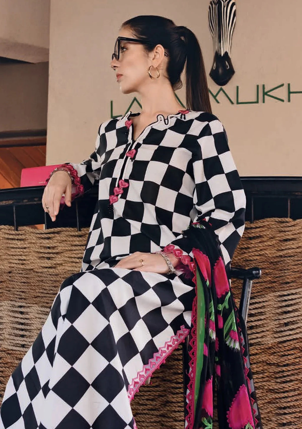3PC Embroidered Lawn Dress