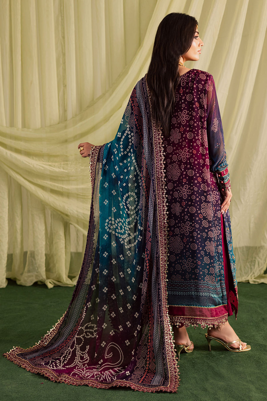 Embroidered 3PC Dress