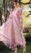 3 Piece Butterfly Dress Full Embroidered  | 1480