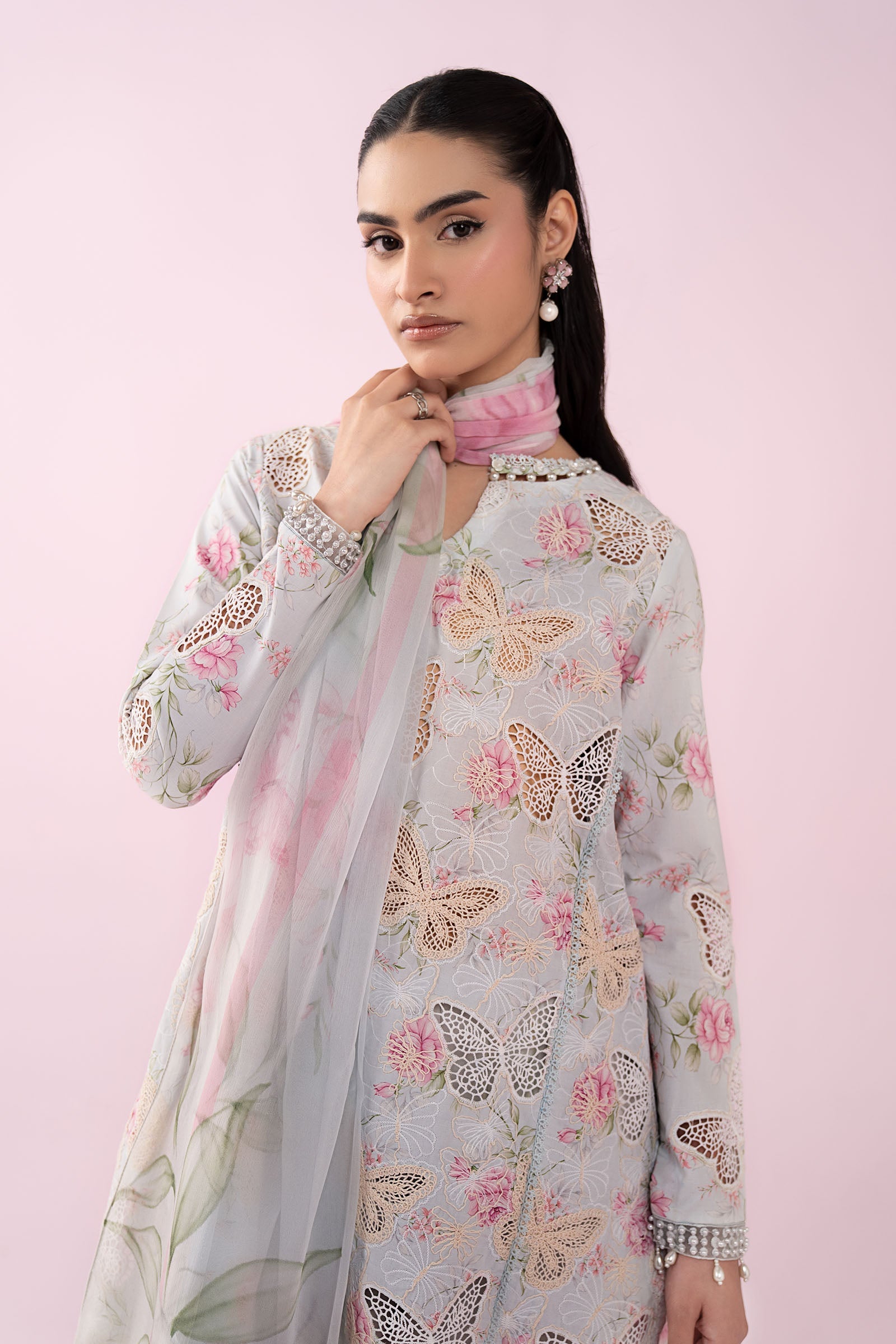 Embroidered 3PC Dress
