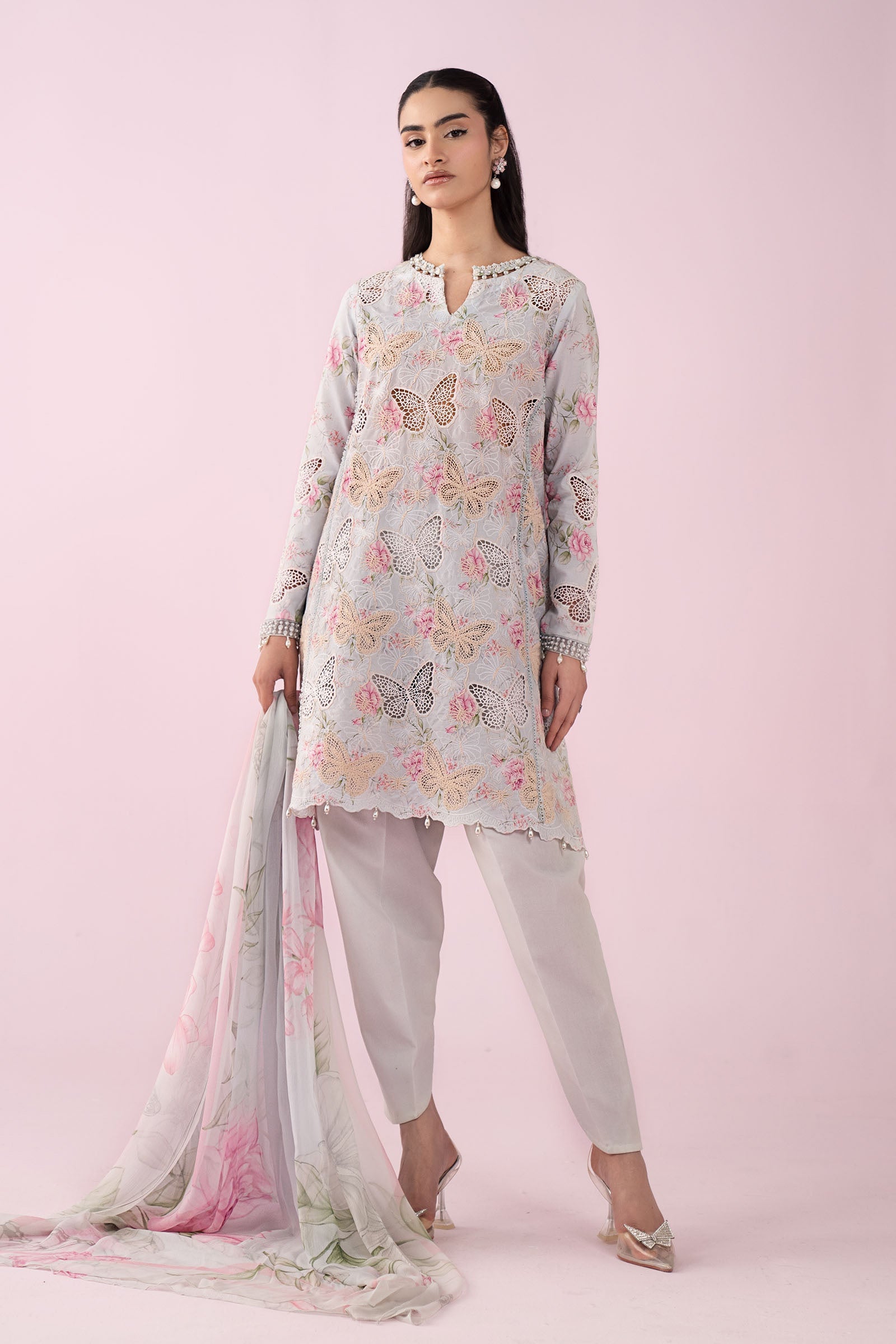 Embroidered 3PC Dress