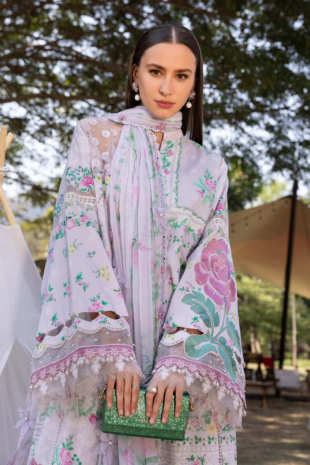 Embroidered Lawn 3PC Dress