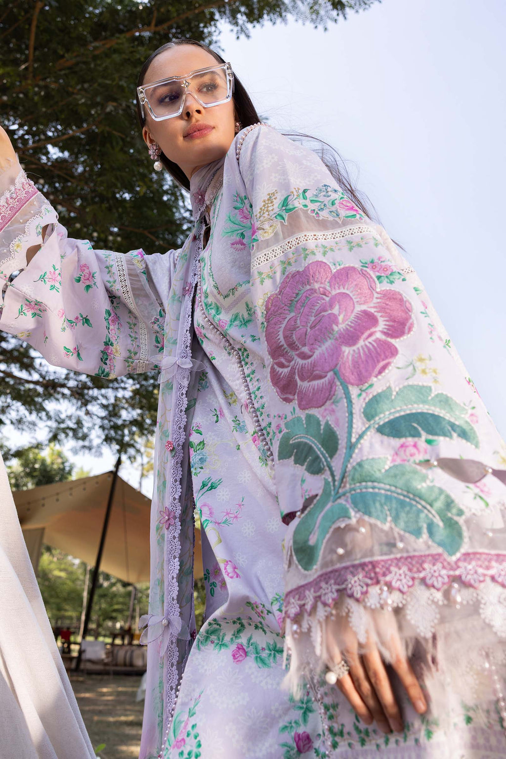 Embroidered Lawn 3PC Dress