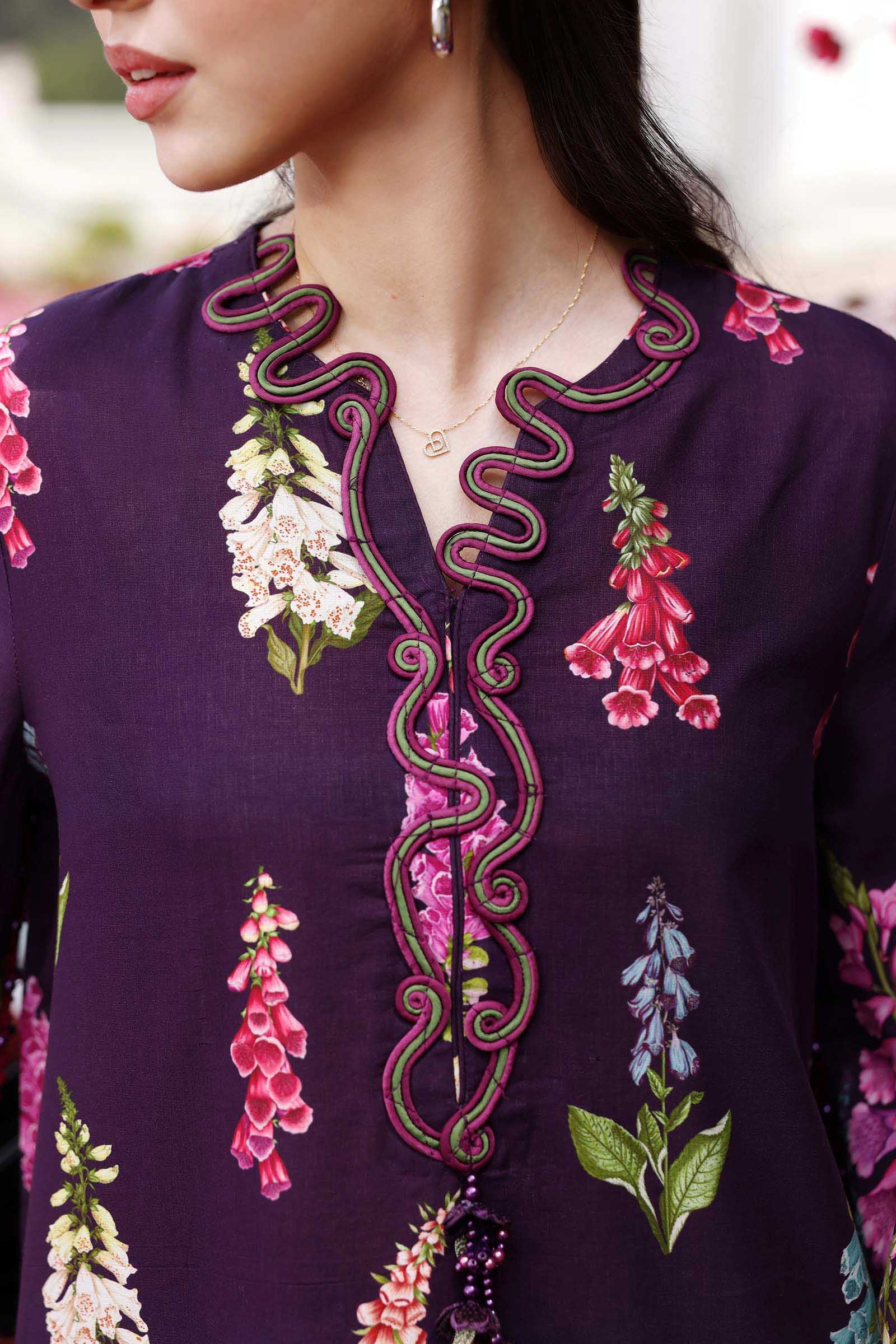 Embroidered Lawn 3pc Dress