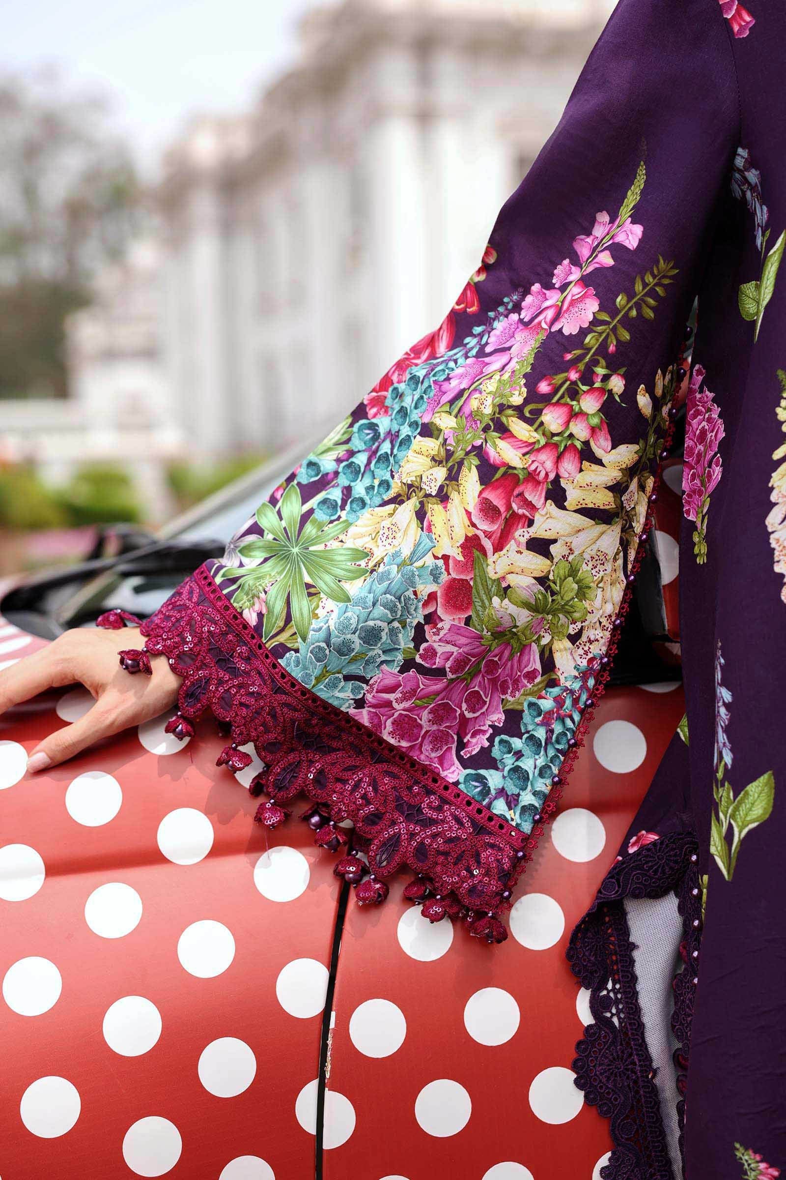 Embroidered Lawn 3pc Dress