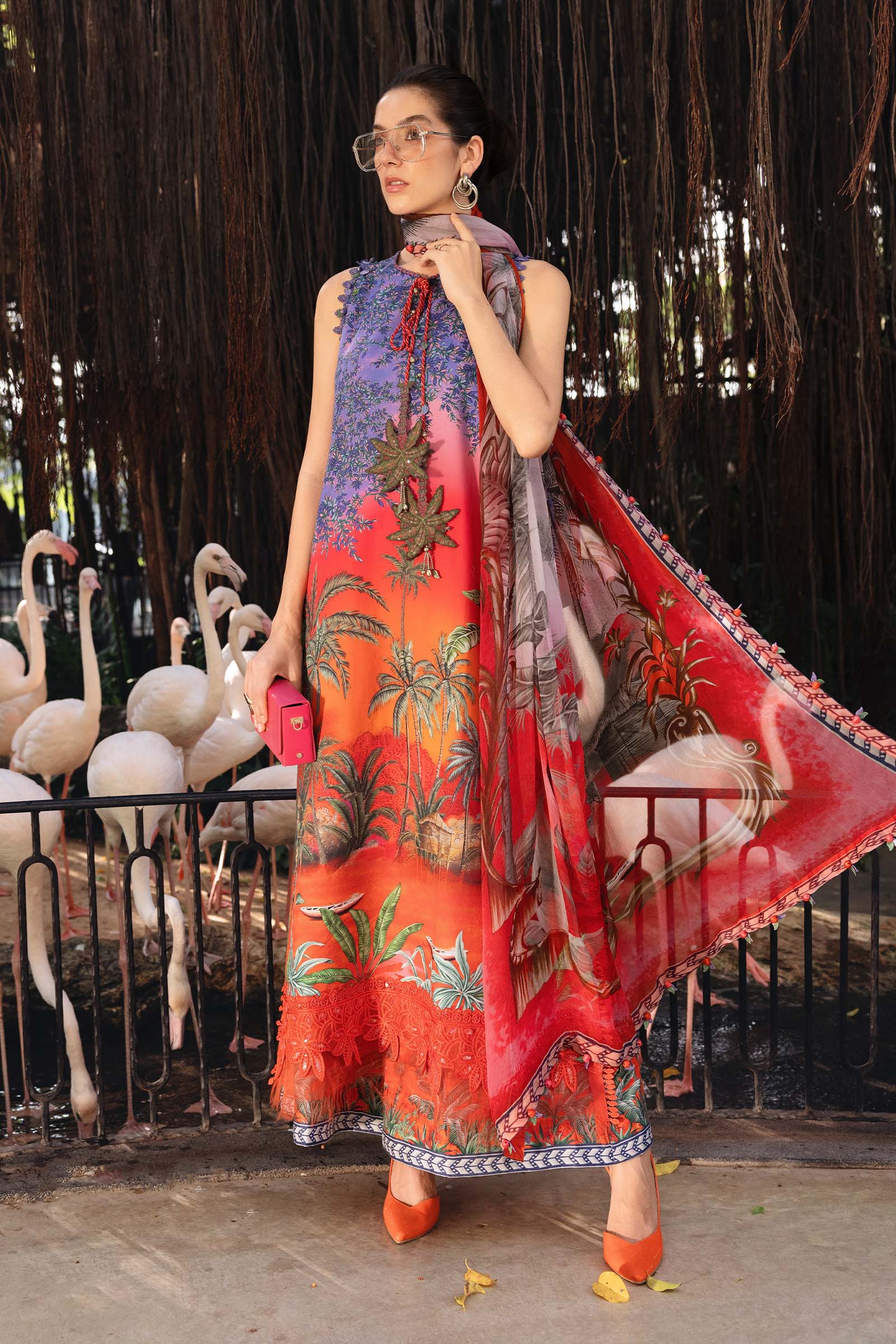 Embroidered Lawn 3PC Dress
