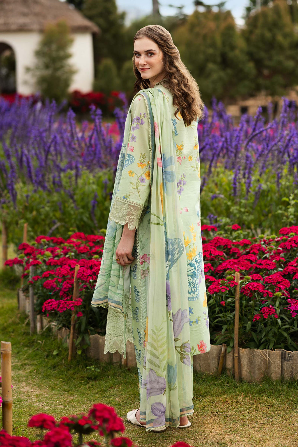 Embroidered Lawn 3PC Dress