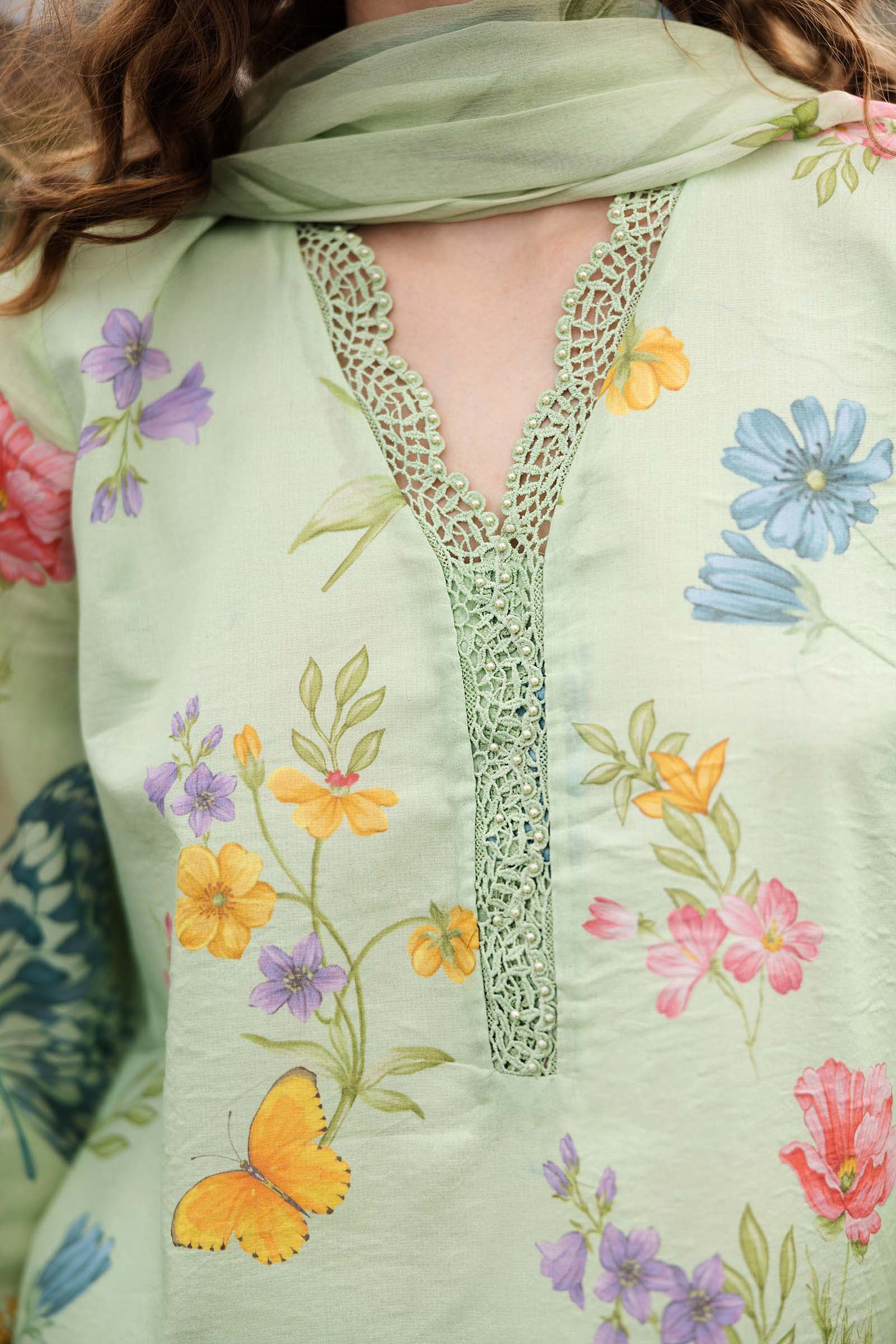 Embroidered Lawn 3PC Dress