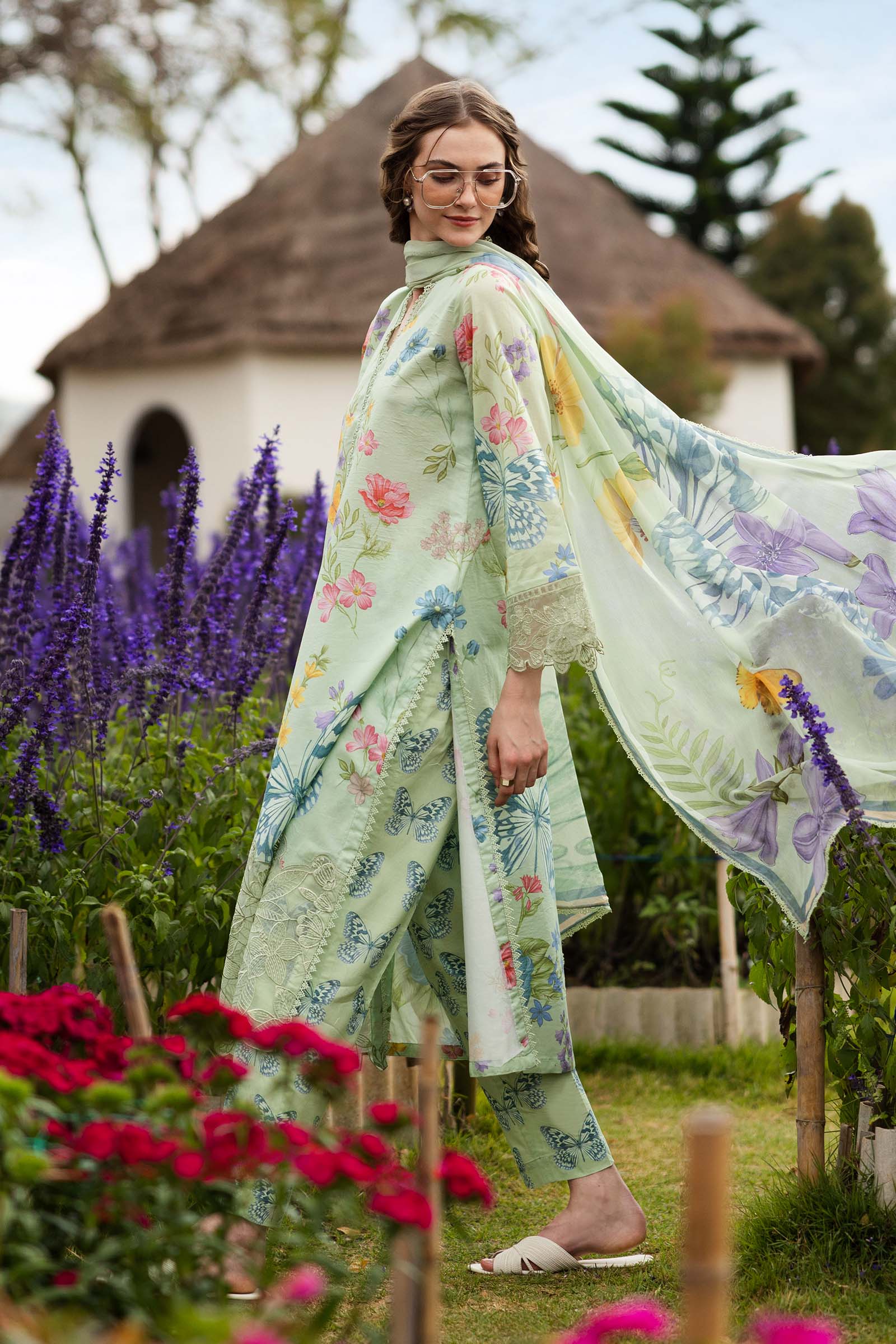 Embroidered Lawn 3PC Dress