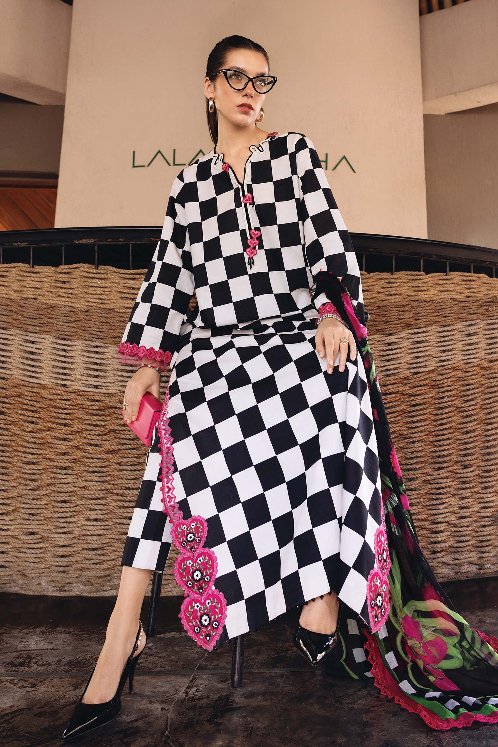 3PC Embroidered Lawn Dress