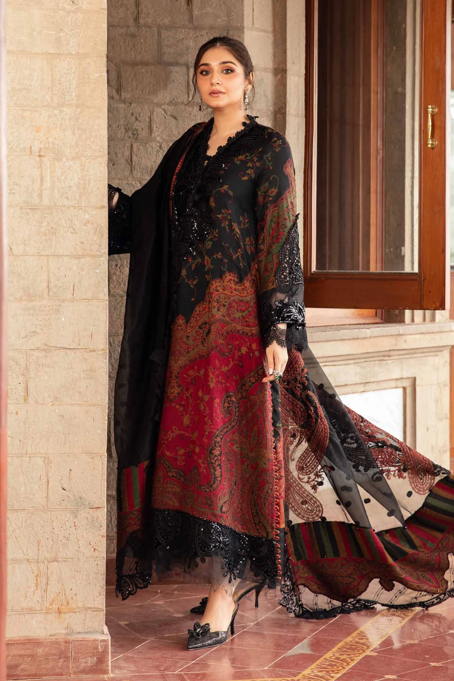 Embroidered Lawn Dress