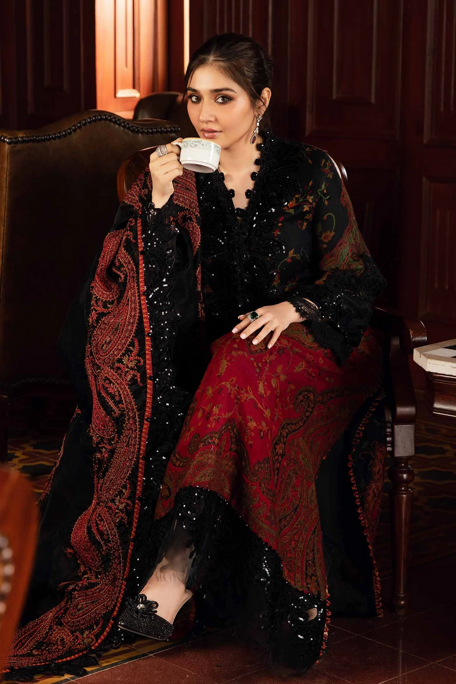 Embroidered Lawn Dress