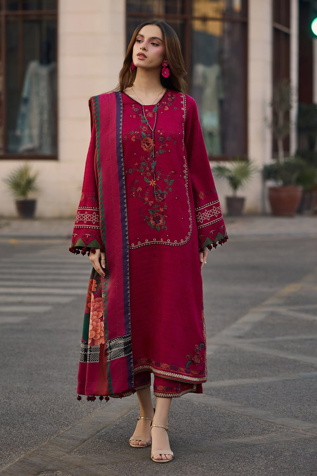 Full Embroidered Lawn 3PC