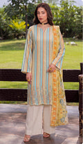 3PC Embroidered Lawn Dress