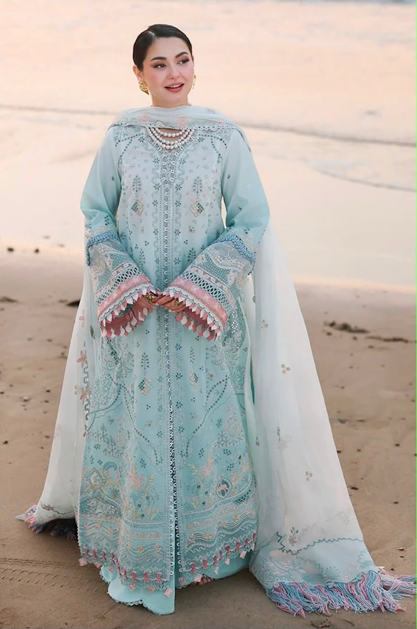 Embroidered Lawn 3PC Dress