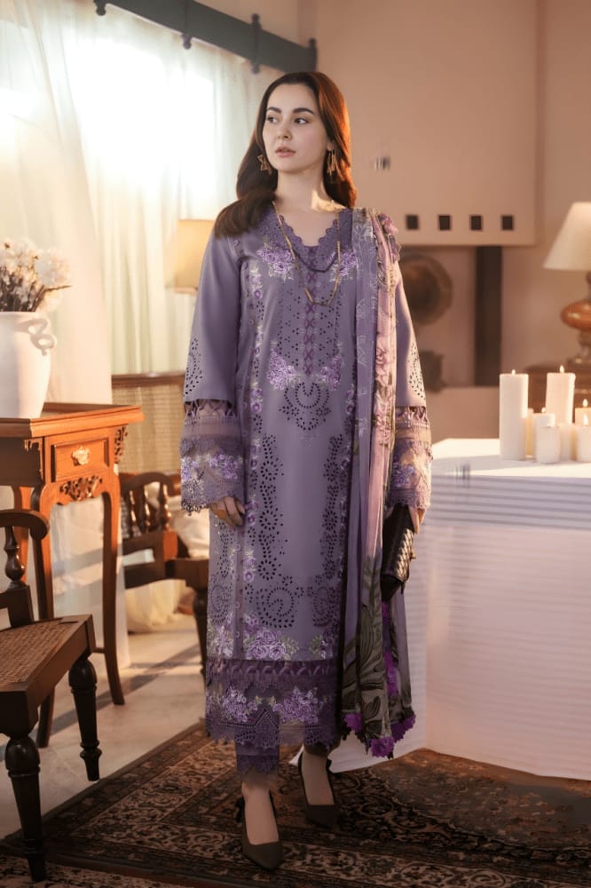 Full Embroidered Chicken kari Lawn 3pc