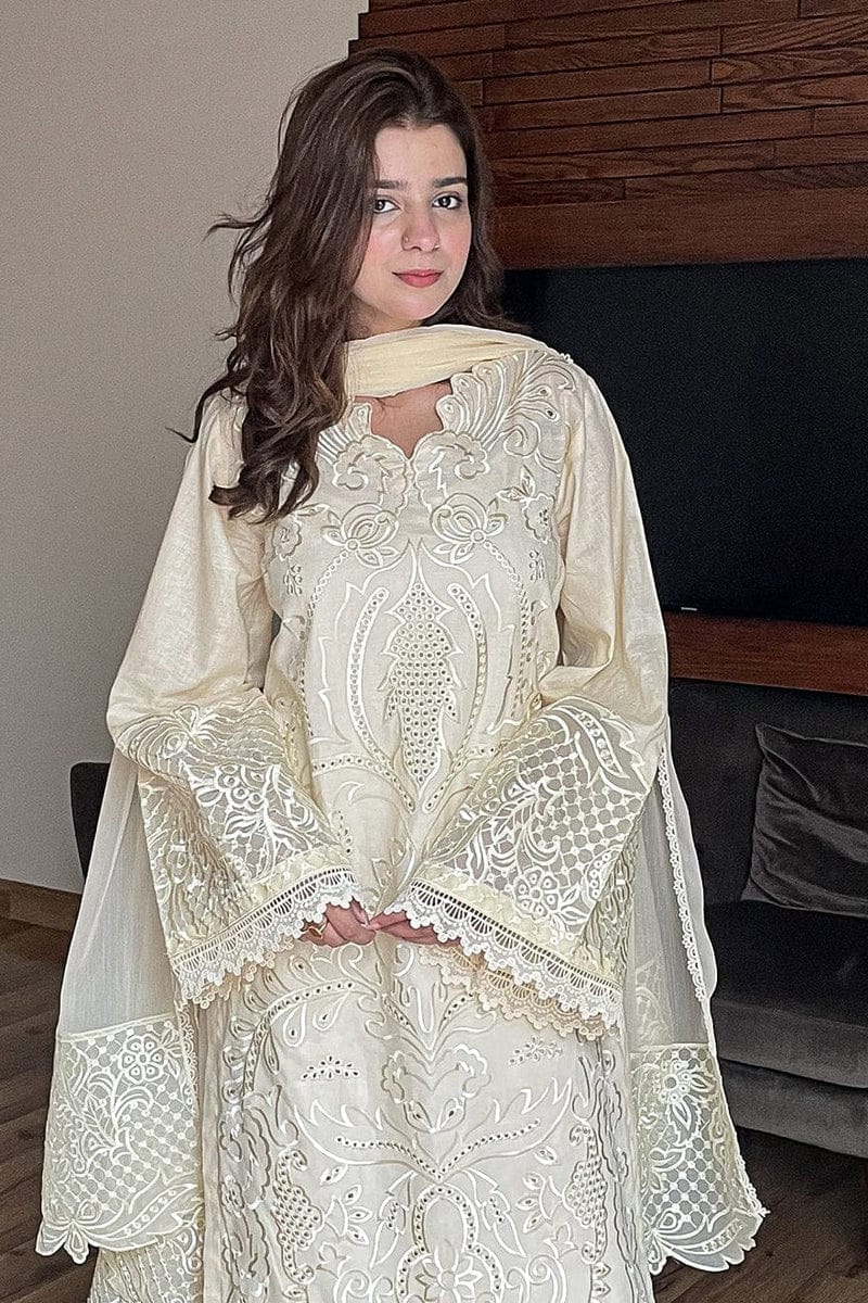 Embroidered Lawn 3PC Dress
