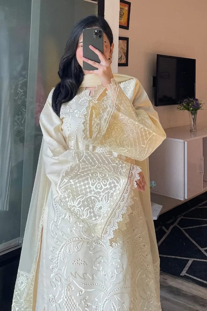 Embroidered Lawn 3PC Dress