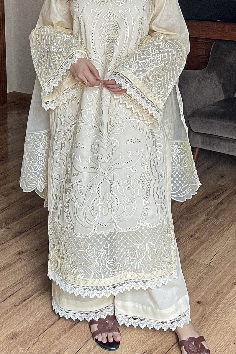 Embroidered Lawn 3PC Dress