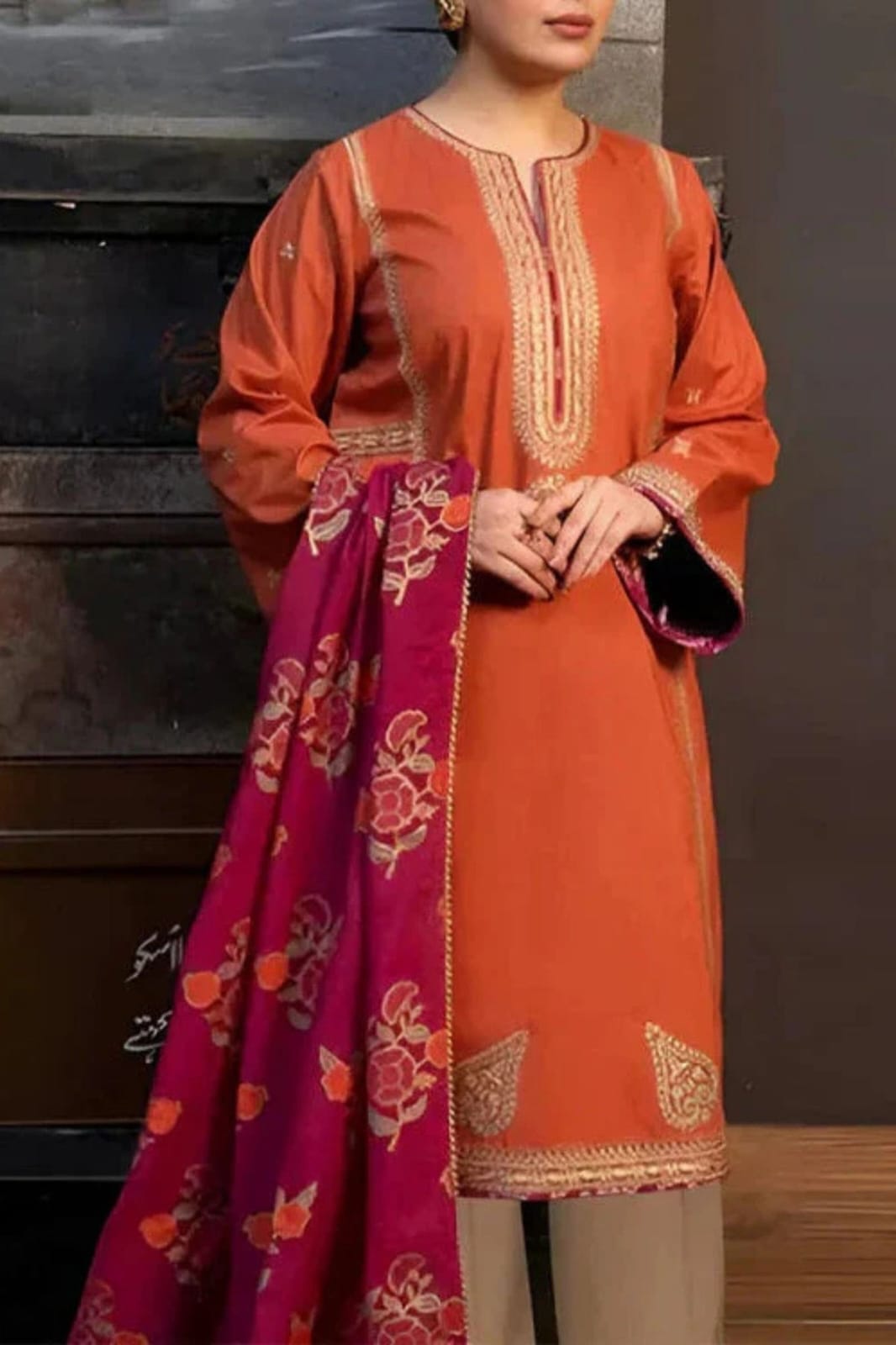 3PC Lawn New Dress Full Embroidered