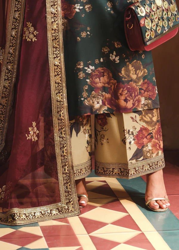 Full Embroidered Lawn 3pc New Arrival 2026