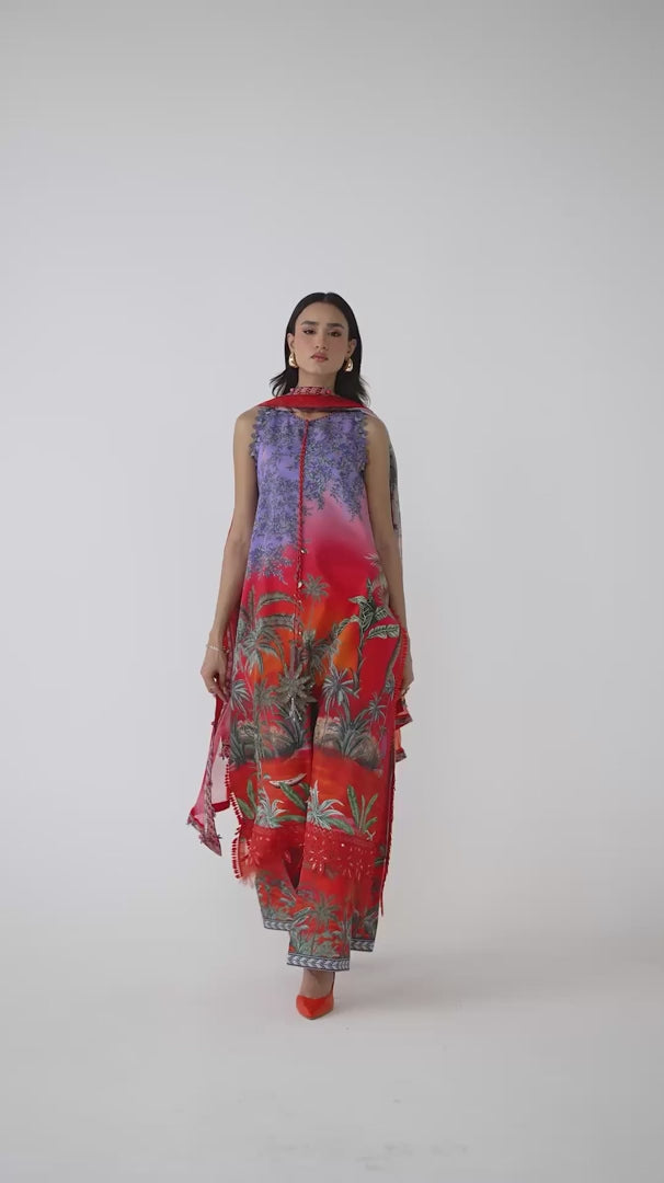 Embroidered Lawn 3PC Dress